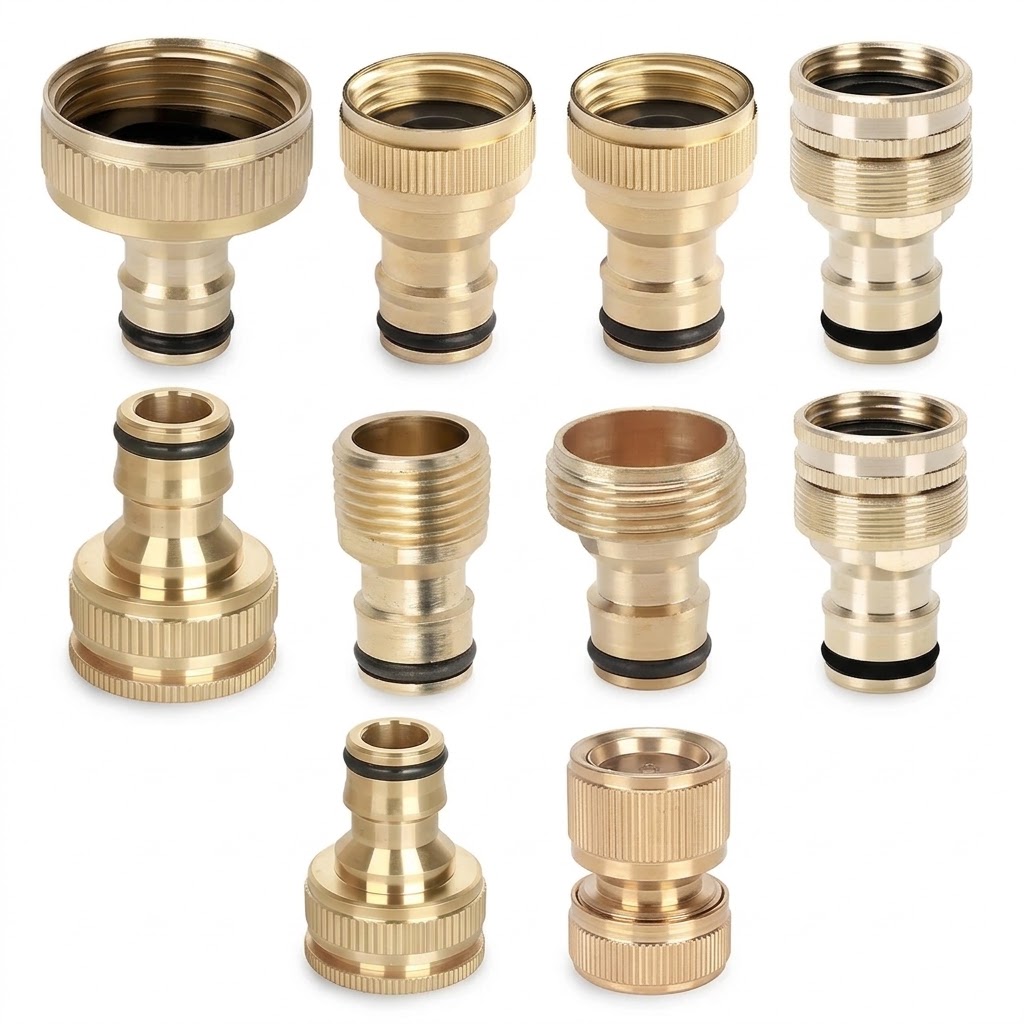 Spoke Nipple Brass - Brass 1/2 3/4 1 Inch Male