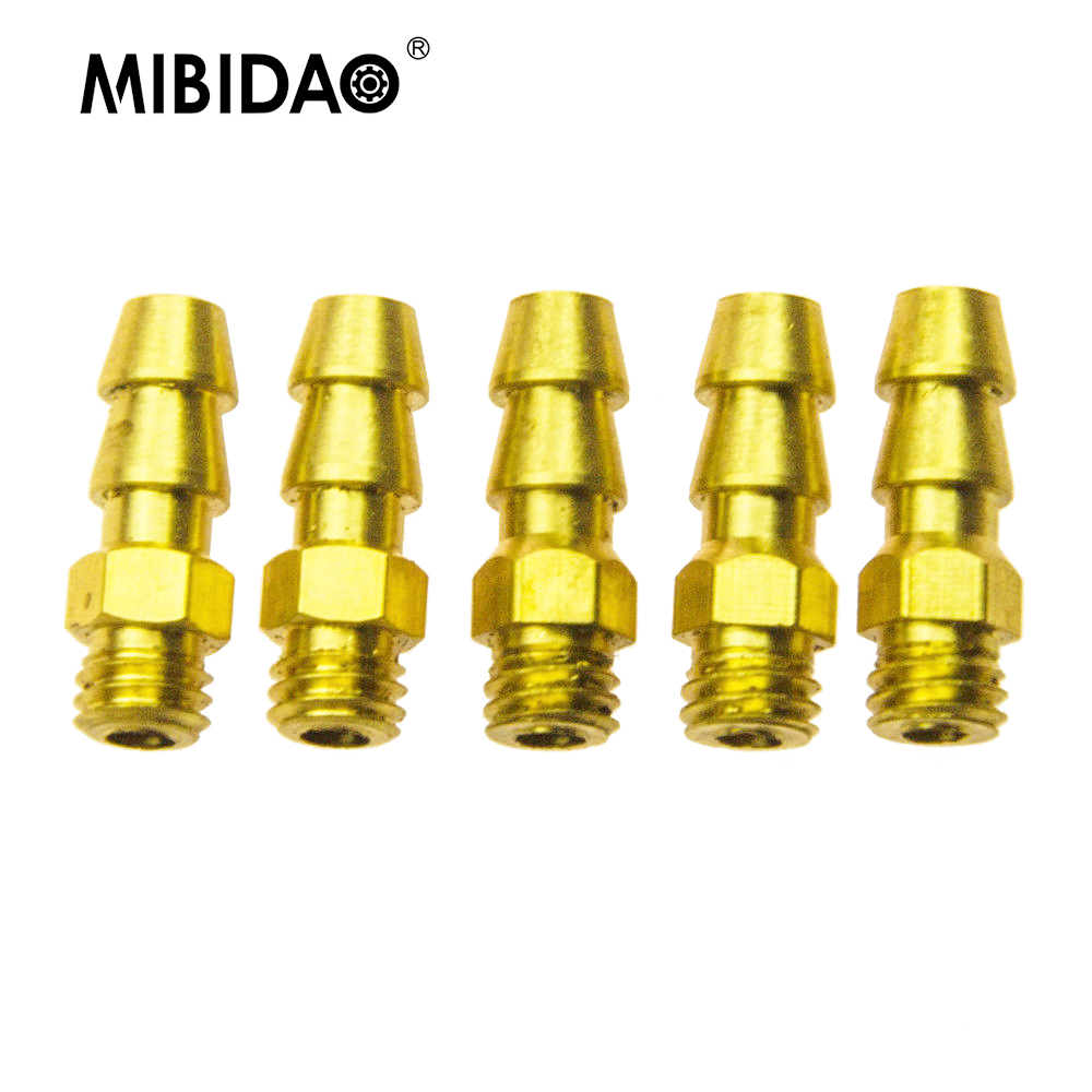 MIBIDAO 5Pcs Brass M4 Threaded - Spoke Nipple Brass recension och pris