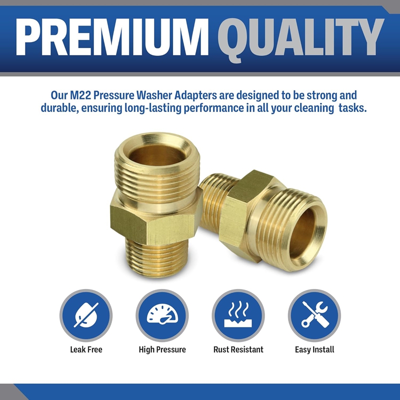 Brass Pressure Washer Coupling - Spoke Nipple Brass recension och pris