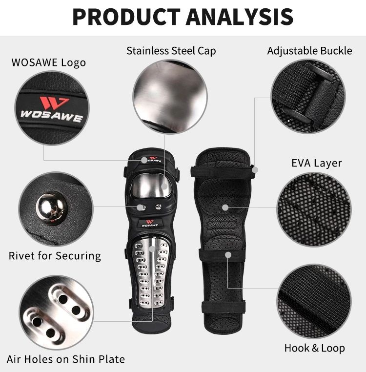 Motorcycle Knee Protector Moto - Mountain Biking Elbow Pads recension och pris