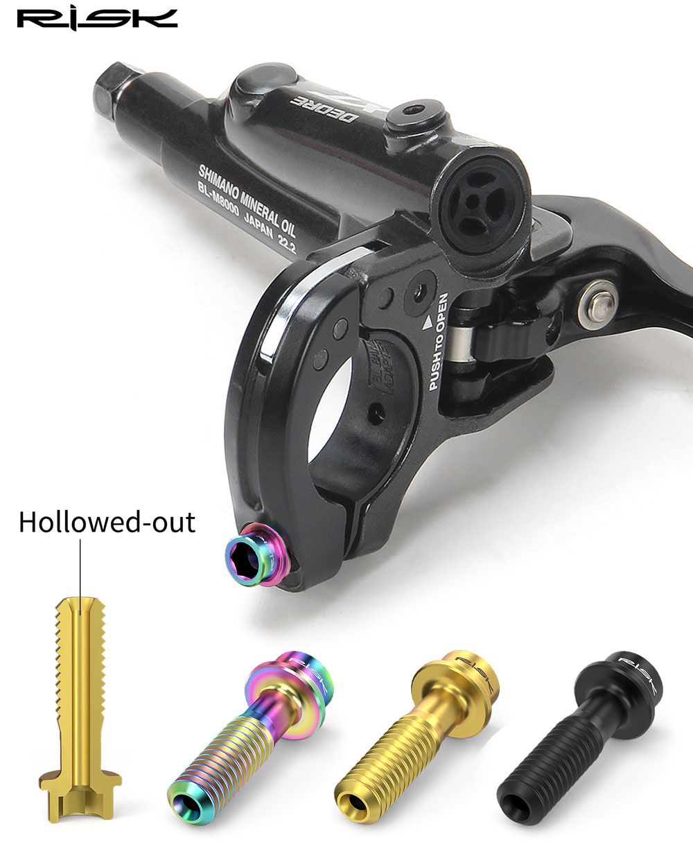 RISK M5x18mm Seat Screws Mount - Mountain Biking Tube recension och pris