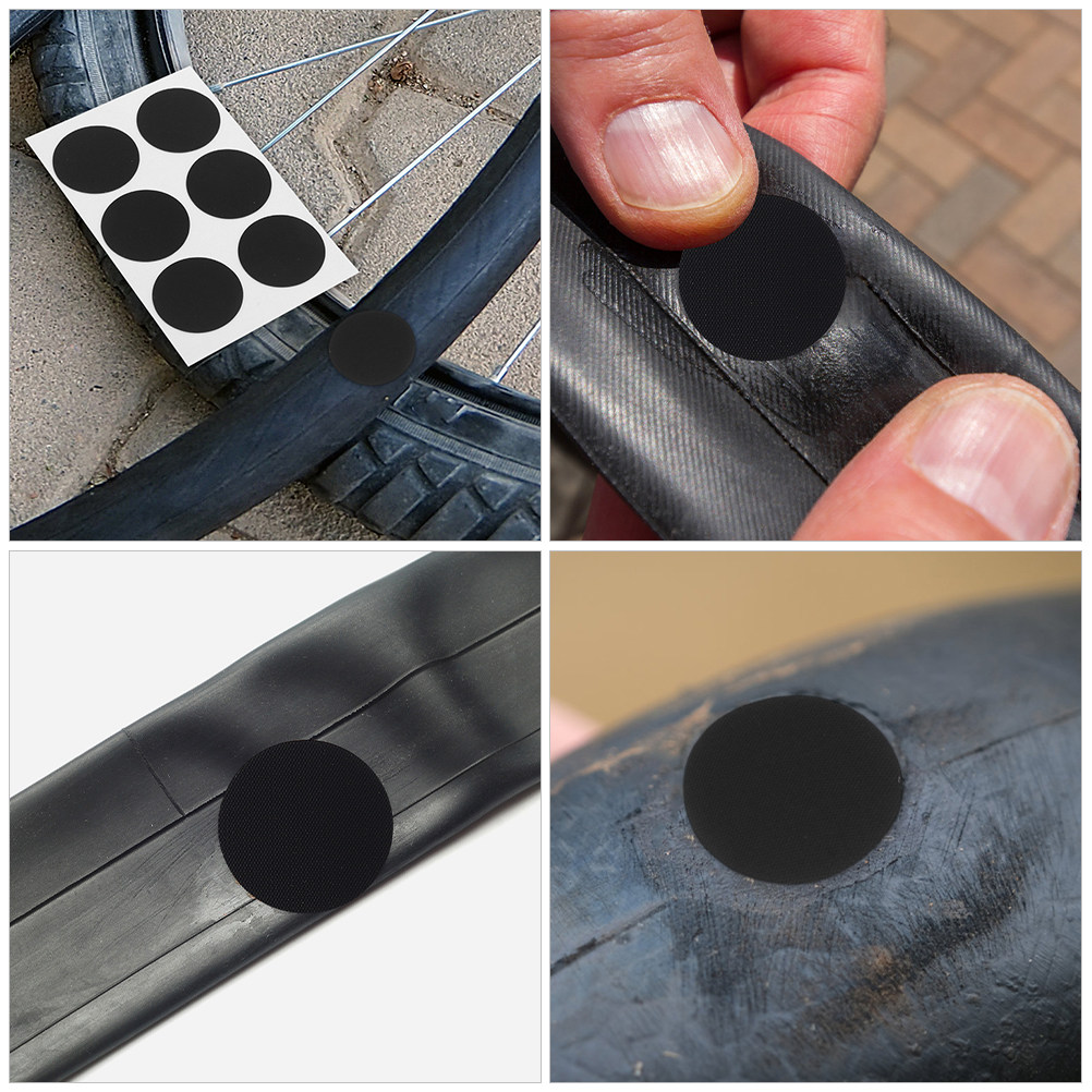 18Pcs Bike Tire Patch Kit Self - Mountain Biking Tube recension och pris
